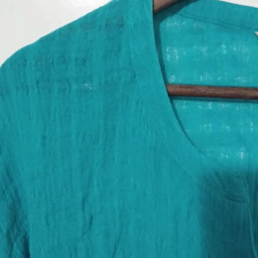 Soft Surroundings S Turquoise Tunic Top - Image 2