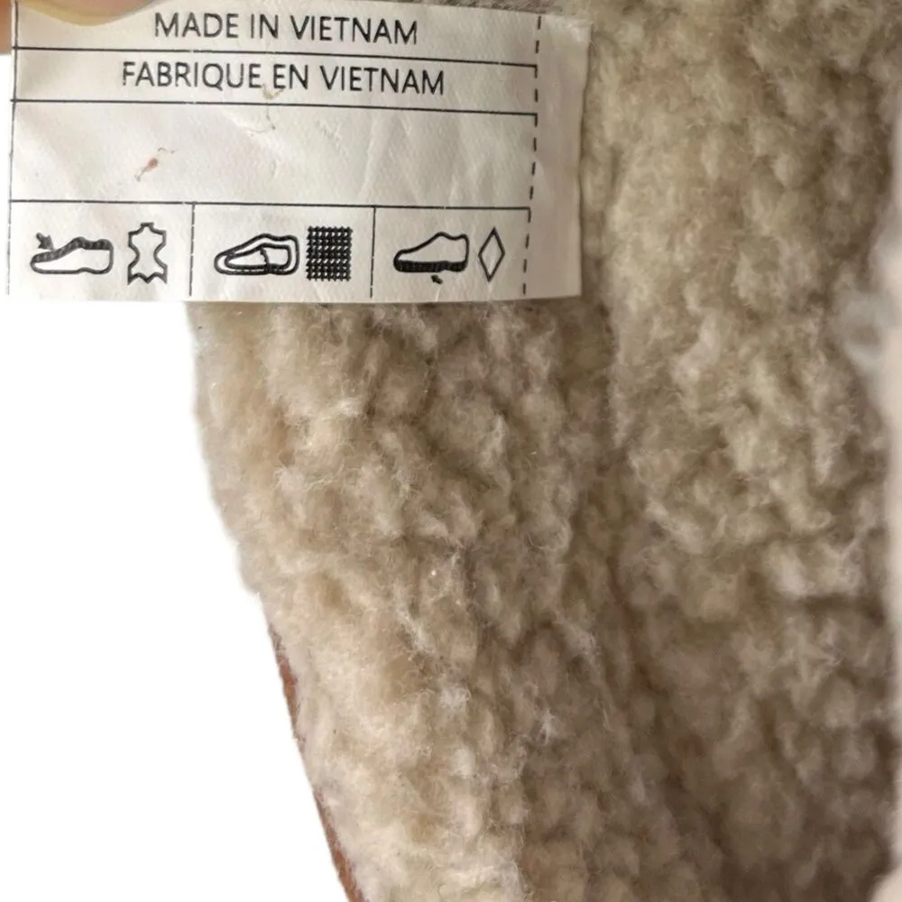 Manitobah Mukluk Ankle Boots Women's Size 9 Tan Suede Faux Fur Slip - Image 10