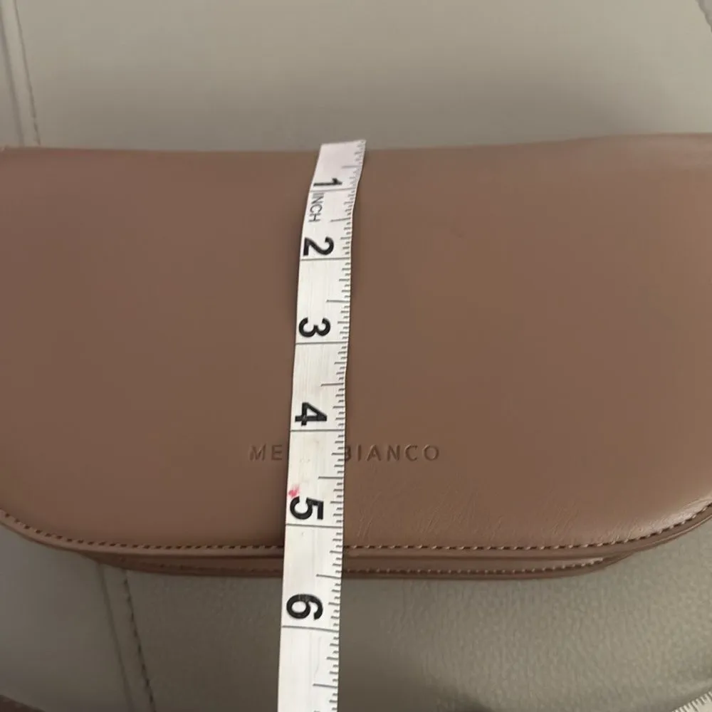 Melie Bianco Vegan Leather Shoulder Bag Adjustable Strap - Image 3