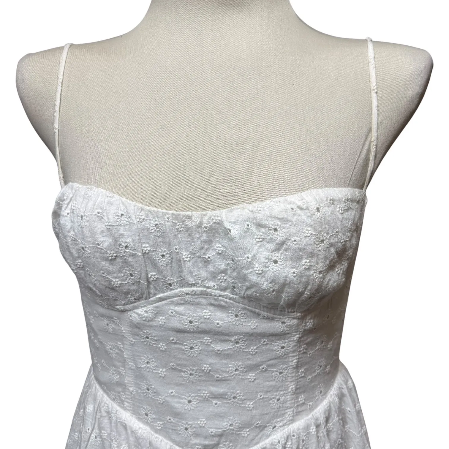 Princess Polly Mckilah Mini Dress White 6 - Image 3