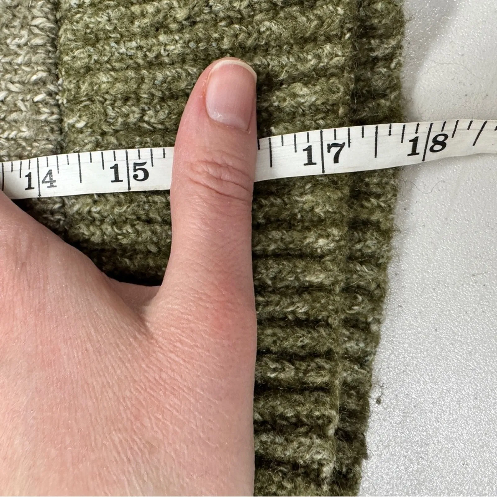 Prana Green Wool Mohair Blend Sweater Skirt Womens XS Rena Gorpcore Hiking Warm - Image 8