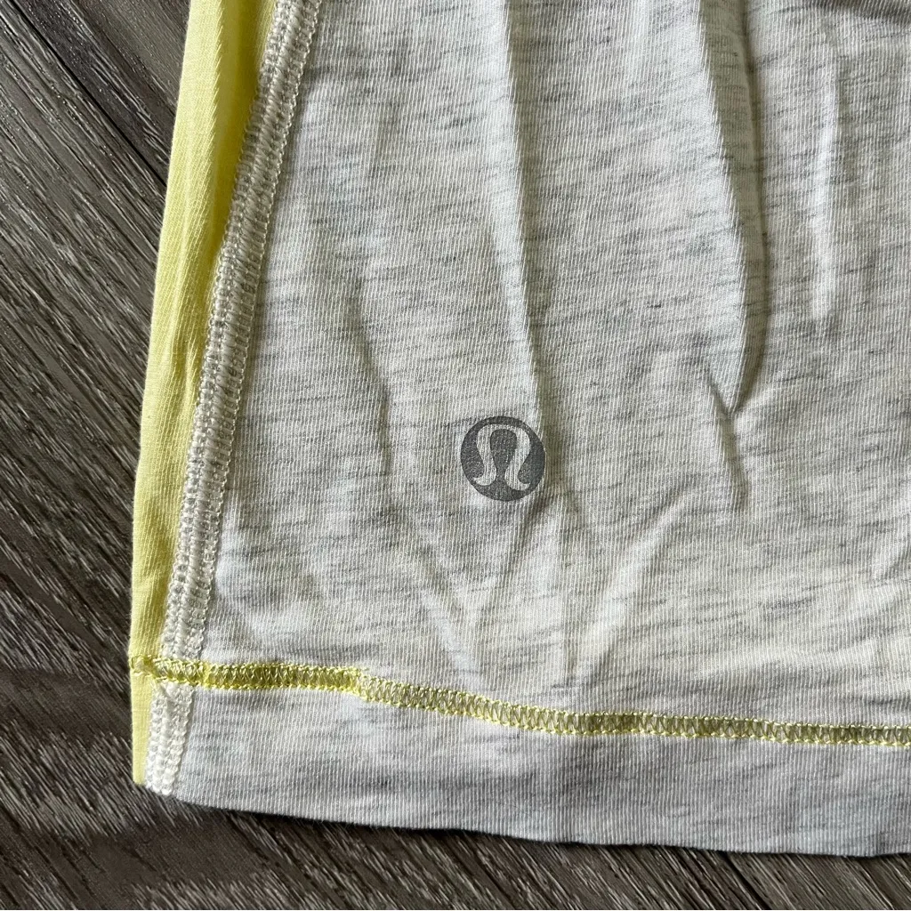 Lululemon  Athletica Devotion Yellow Short Sleeve Tee - Image 6