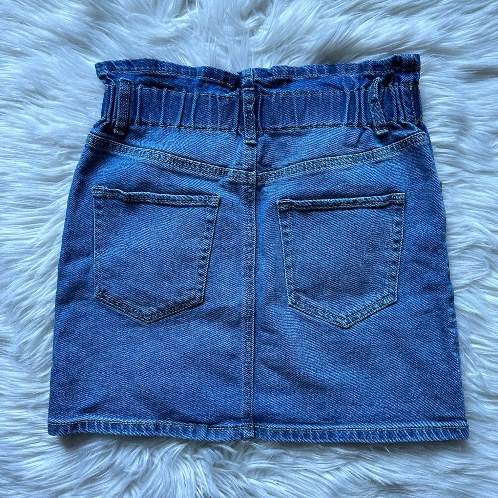 Stretch denim mini skirt - Image 5