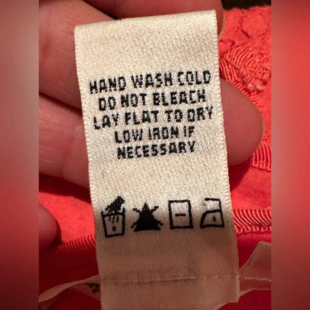 Max Studio Salmon Pink Lace Knee Length Sleeveless Zip In Back V Neck SZ… - Image 12