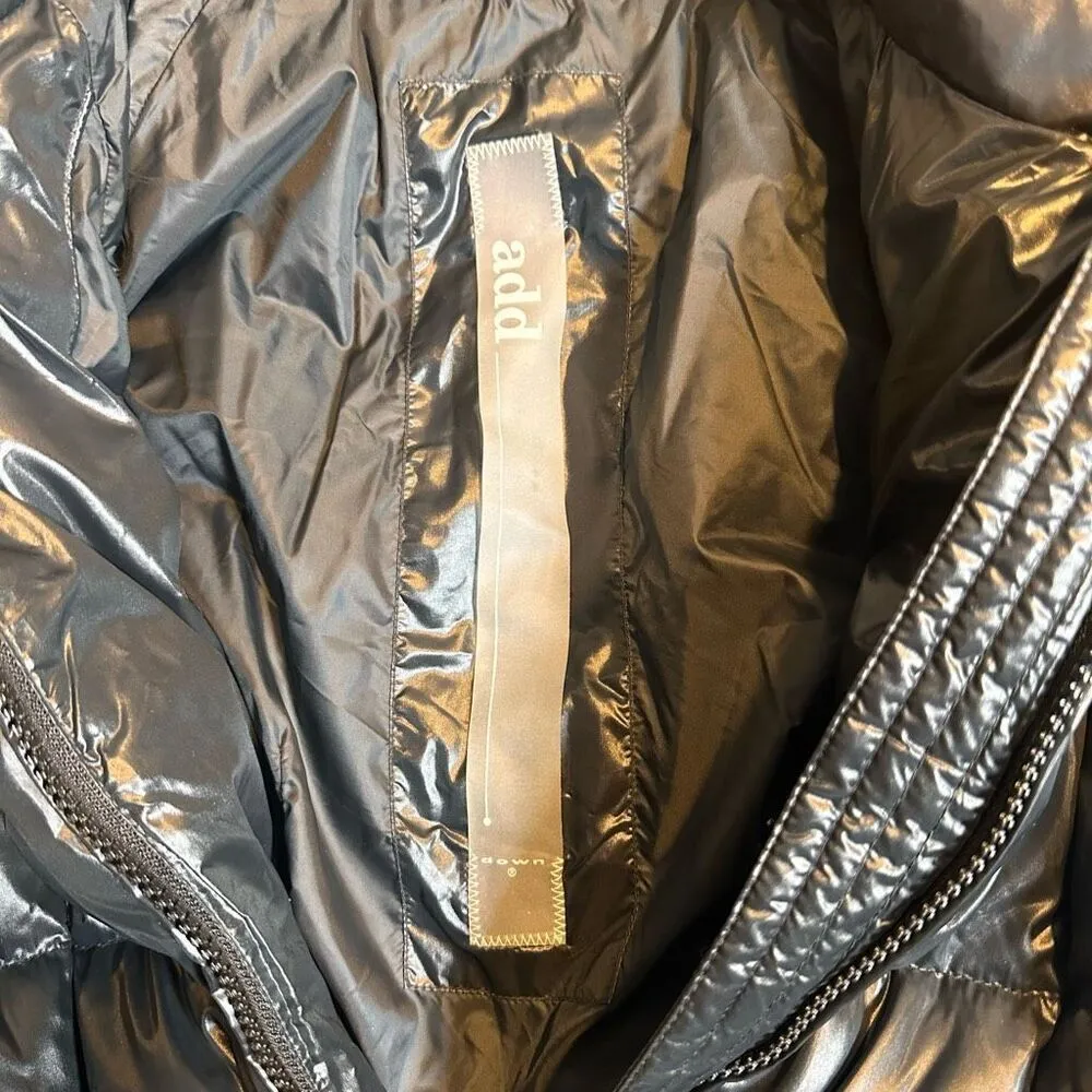 Add Puffer Long Winter Coat Black Size 0 - Image 8