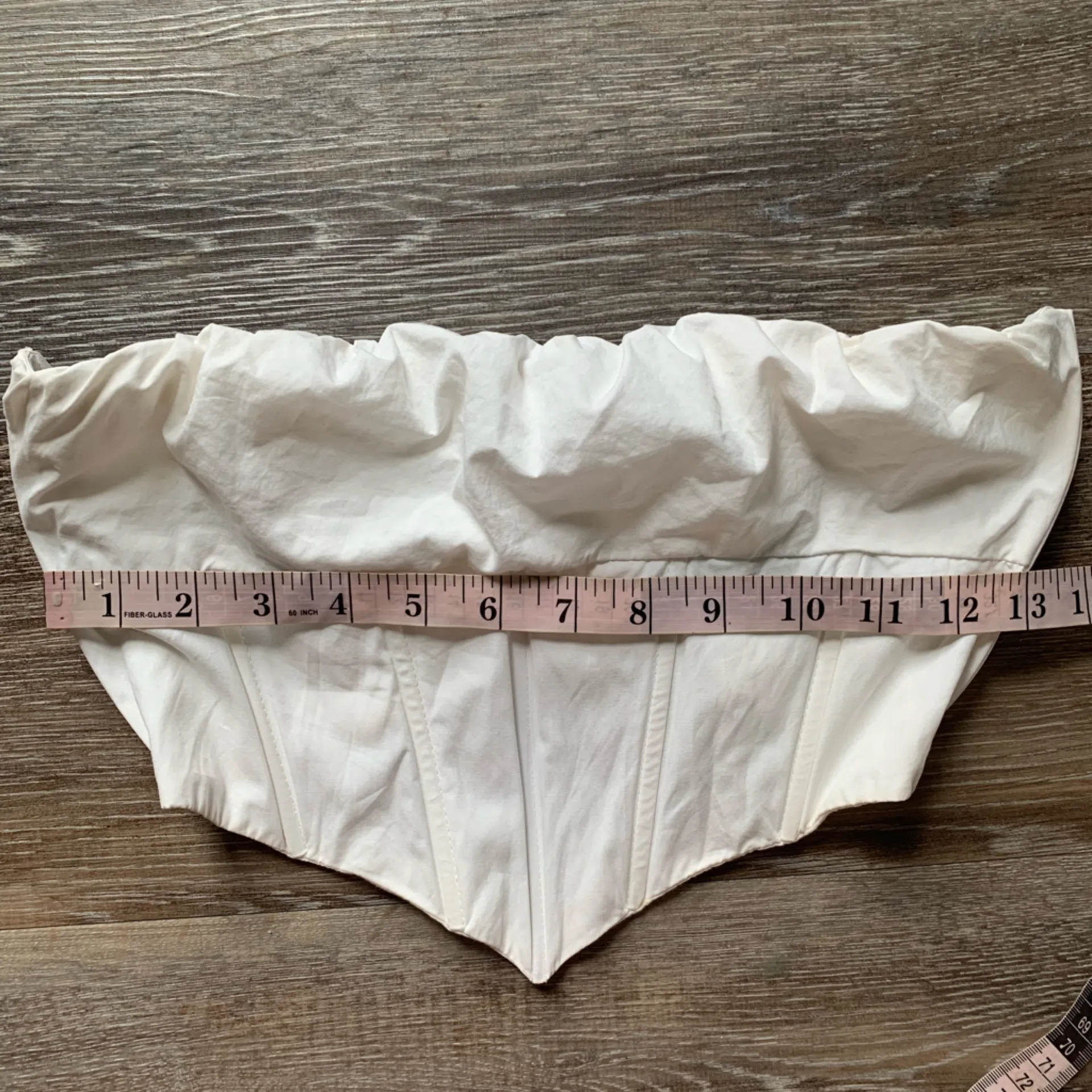 Princess Polly White Strapless Crop Top - Image 5