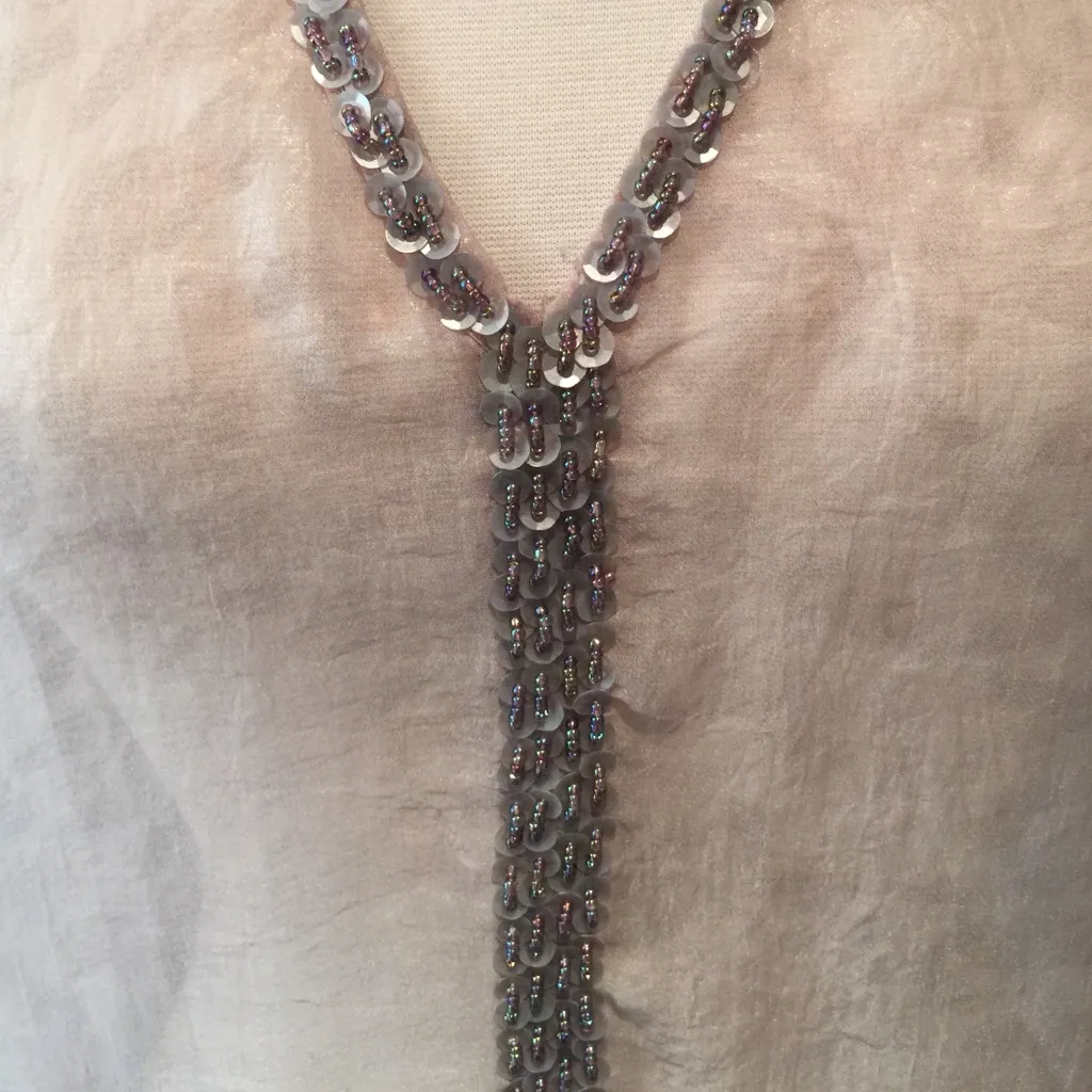 FOREVER 21 Shimmery Gold Embellished Top - Image 3