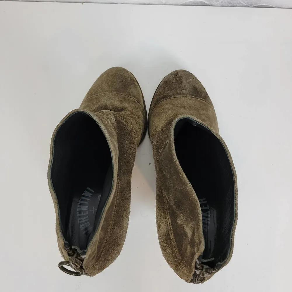 Fiorentini & Baker Womens Boots Size 40 Brown Suede Back Zip Ankle Heels - Image 20