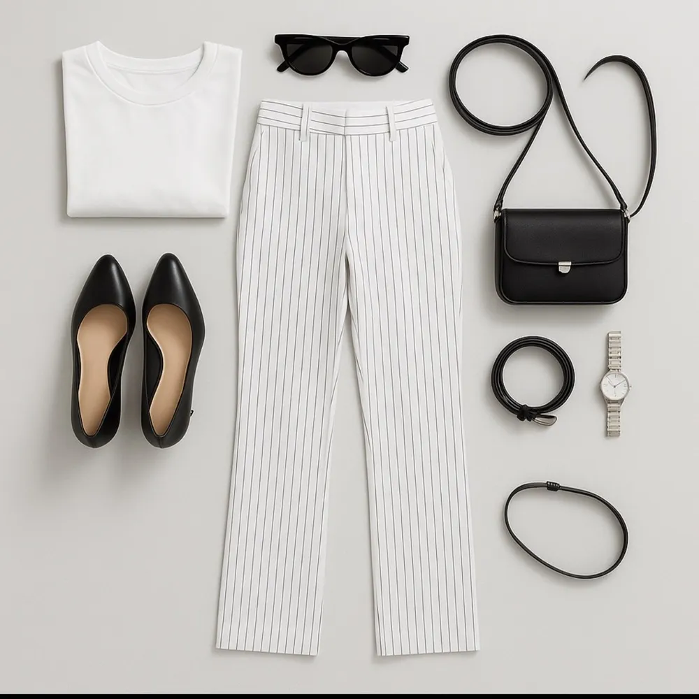 Banana Republic Sloan Fit Pinstripe Pants 2P Petite Slim Ankle Business Normcore - Image 3