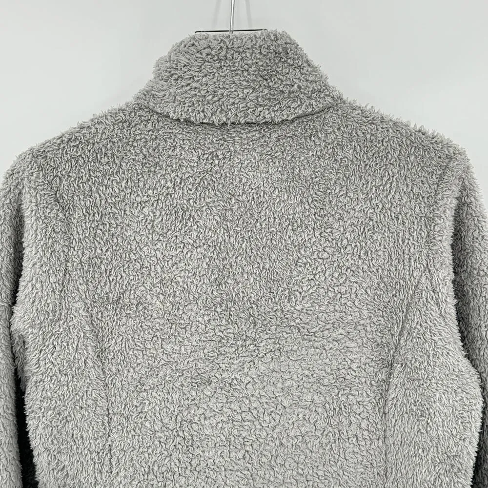 Patagonia women's Los Gatos size M 1/4 zip fleece pullover drifter gray jacket - Image 4