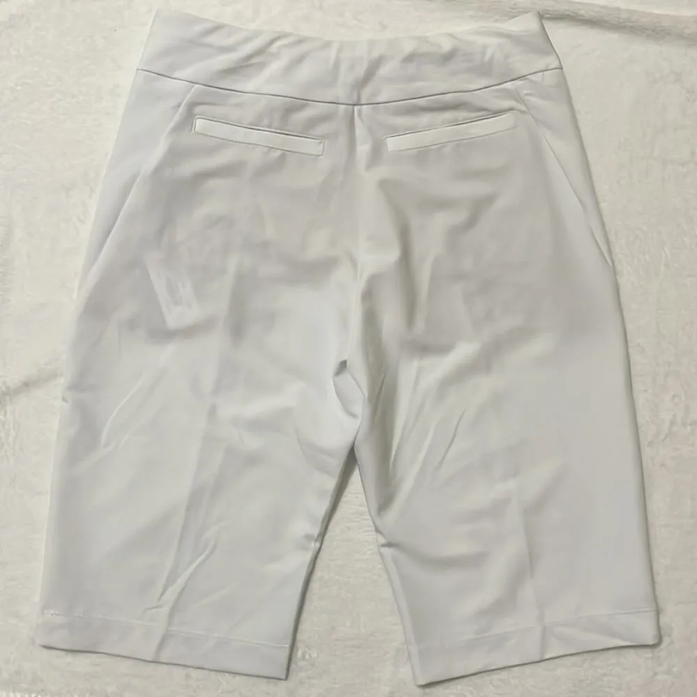 Tail Golf Shorts Womens 4 Stretch Essential White Chalk Knit Active Easy Care - Image 5