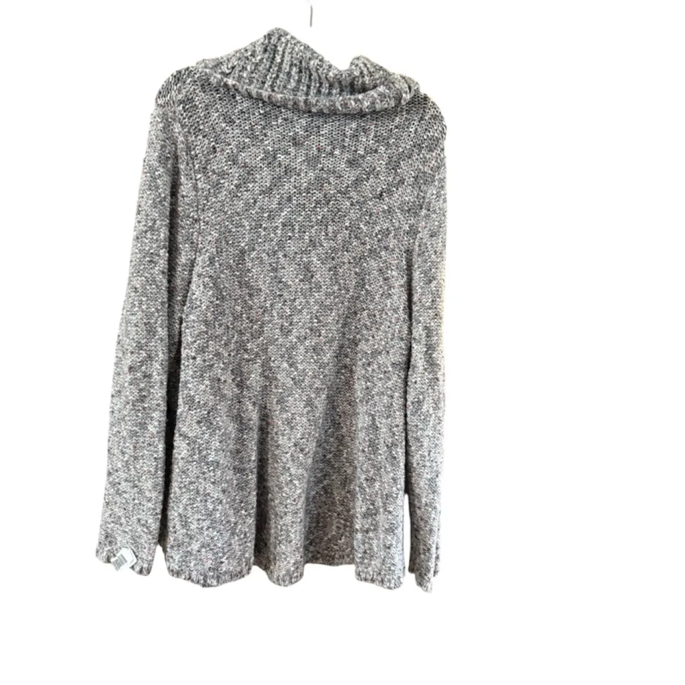 Lane Bryant Plus Heather Grey Cowl Neck Sweater 18/20 - Image 3