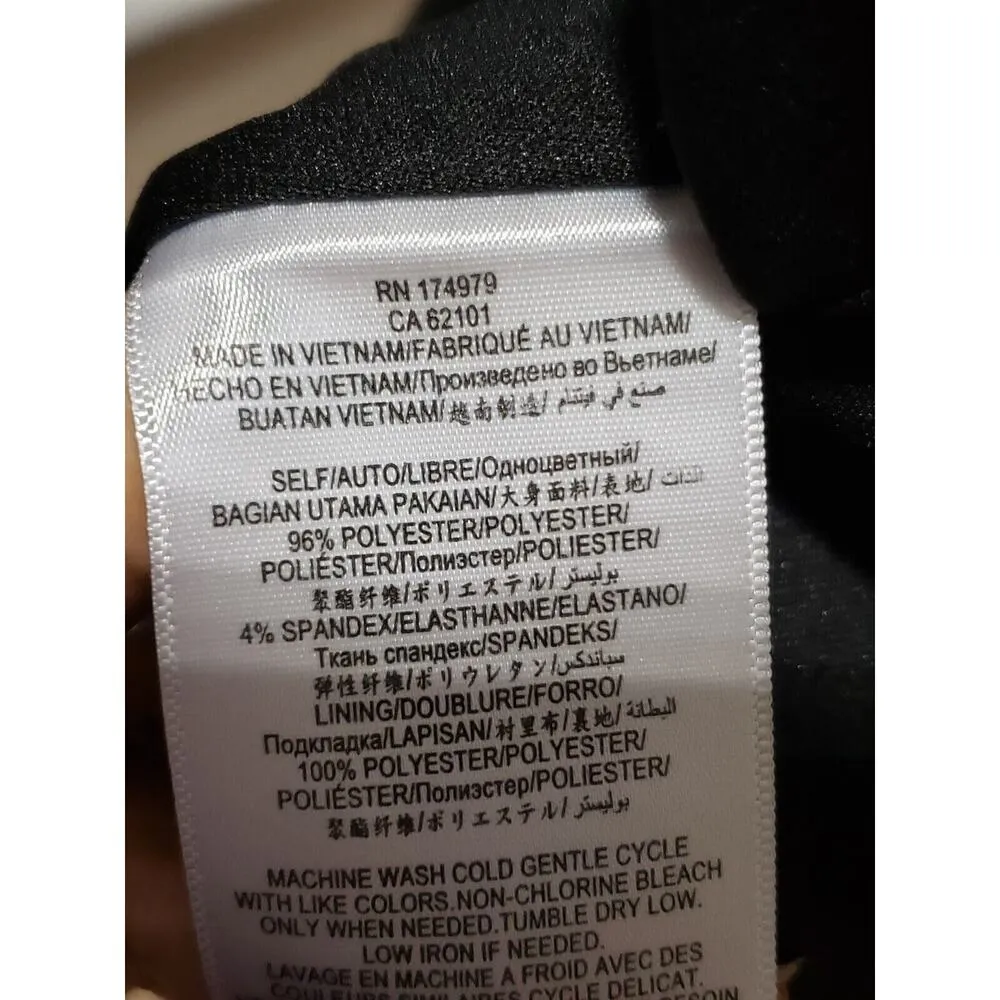 BCBGeneration Women's Multi Lined Striped Long Sleeve Open Front Blazer Size L - Image 10