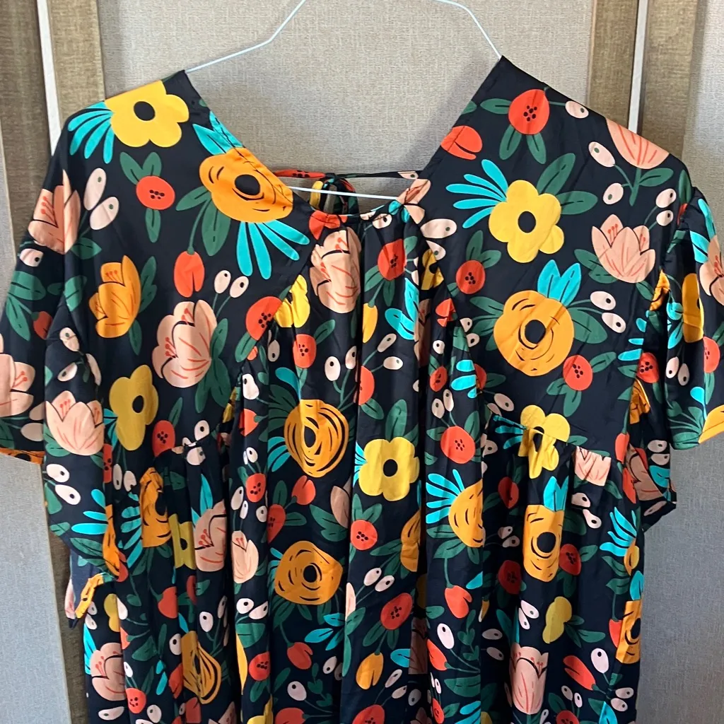 Chic Soul Multicolor Floral top 2x - Image 9