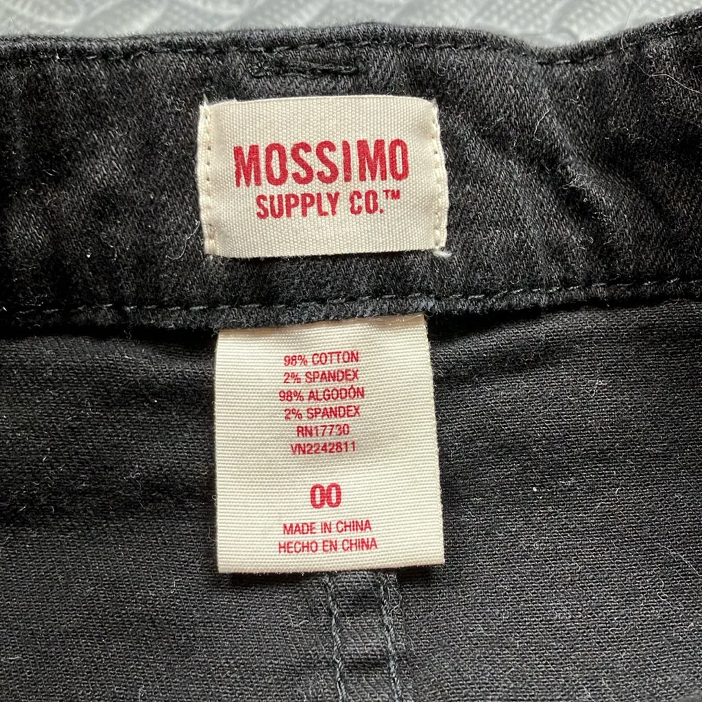 Mossimo‎ Supply Co. Women’s Black Mini Skirt Size 00 - Image 2