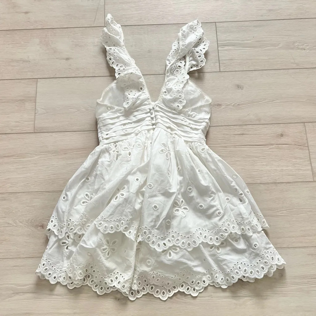 For Love and Lemons Serena Mini Dress Size Small - Image 6