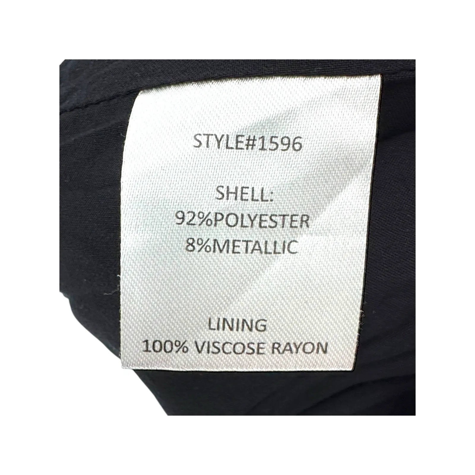 Hutch Black‎ Gold Metallic Striped Halter Cocktail Mini Dress Women's 4 - Image 5