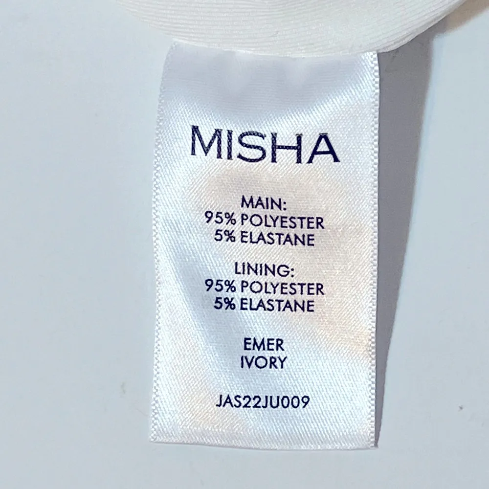 NWT MISHA Emer Jumpsuit in Ivory, size 4 White - Image 11