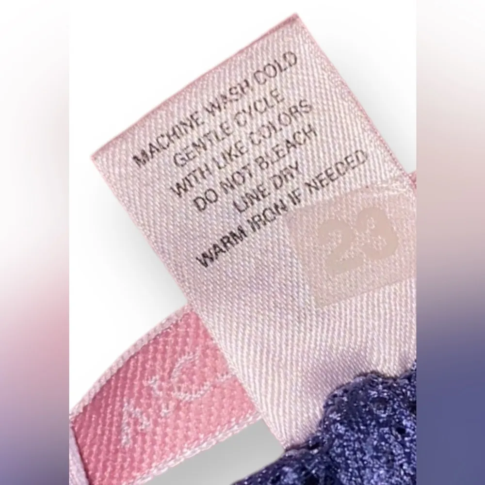 Victoria Secret purple Silk babydoll lingerie top - Image 5