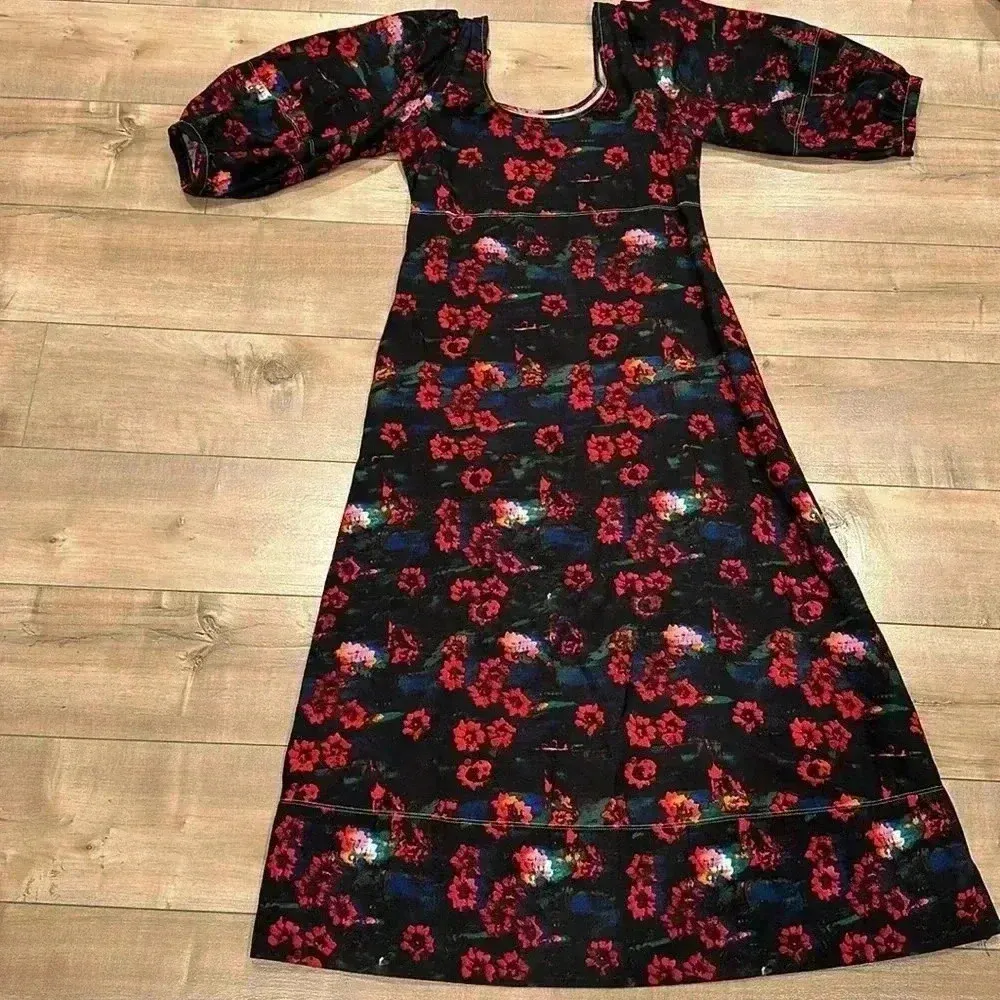 Limited Edition Rachel Comey x Target Floral Print Volume Midi Dress Pockets 2 - Image 6