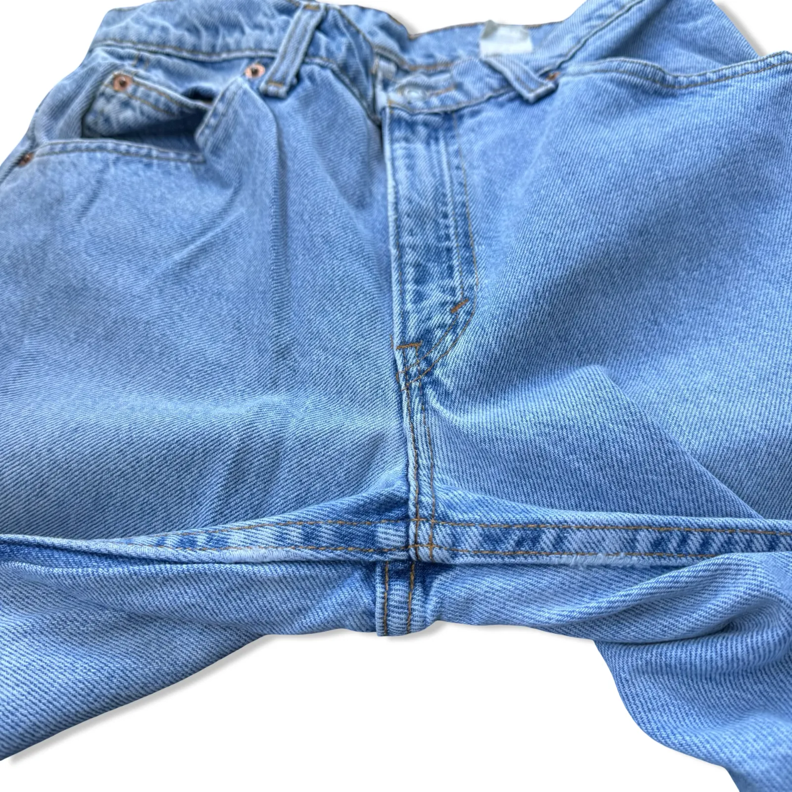 Vintage Levi’s 950 Women’s Blue Jeans 7 MED USA Made Relaxed Fit Tapered Leg - Image 11