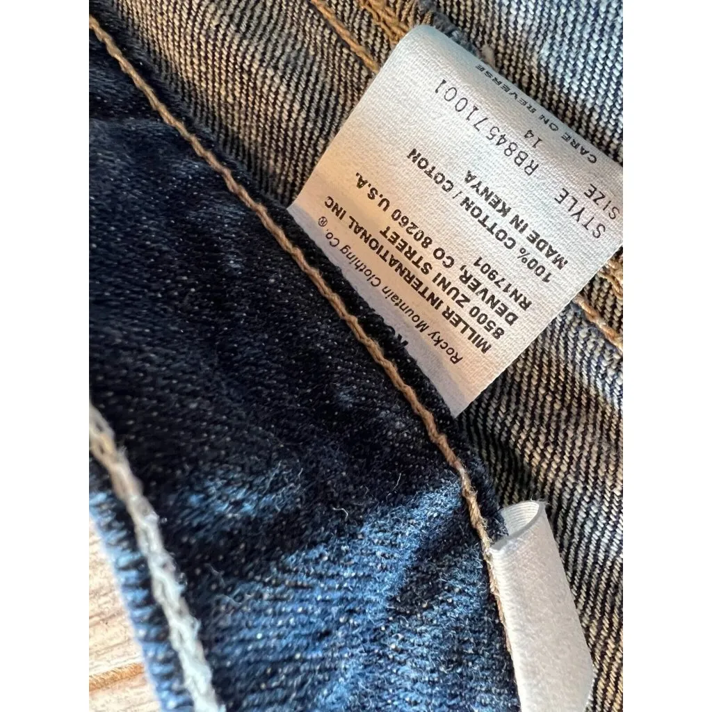 Rocky Mountain Rockies Capri Jeans 14 Denim Mid‎ Rise Jeans Cropped Western - Image 6