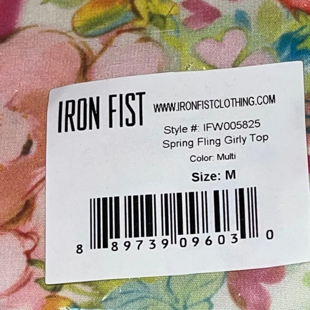 Iron Fist Care Bears Spring Fling Girly Top Size Medium - Image 6