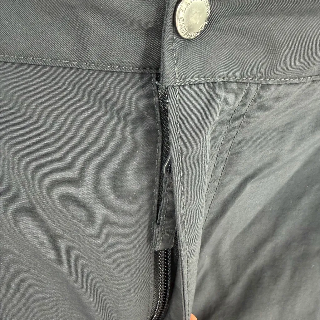 Lands’ End squall women’s 1X black snow pants water proof insulated outdoor - Image 3