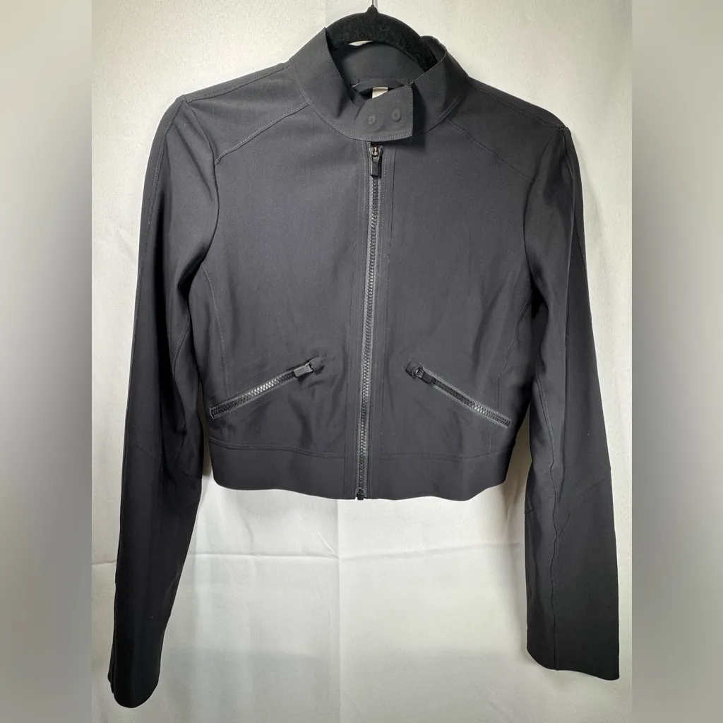 Athleta Lunar Moto Jacket Size 2 - Image 2