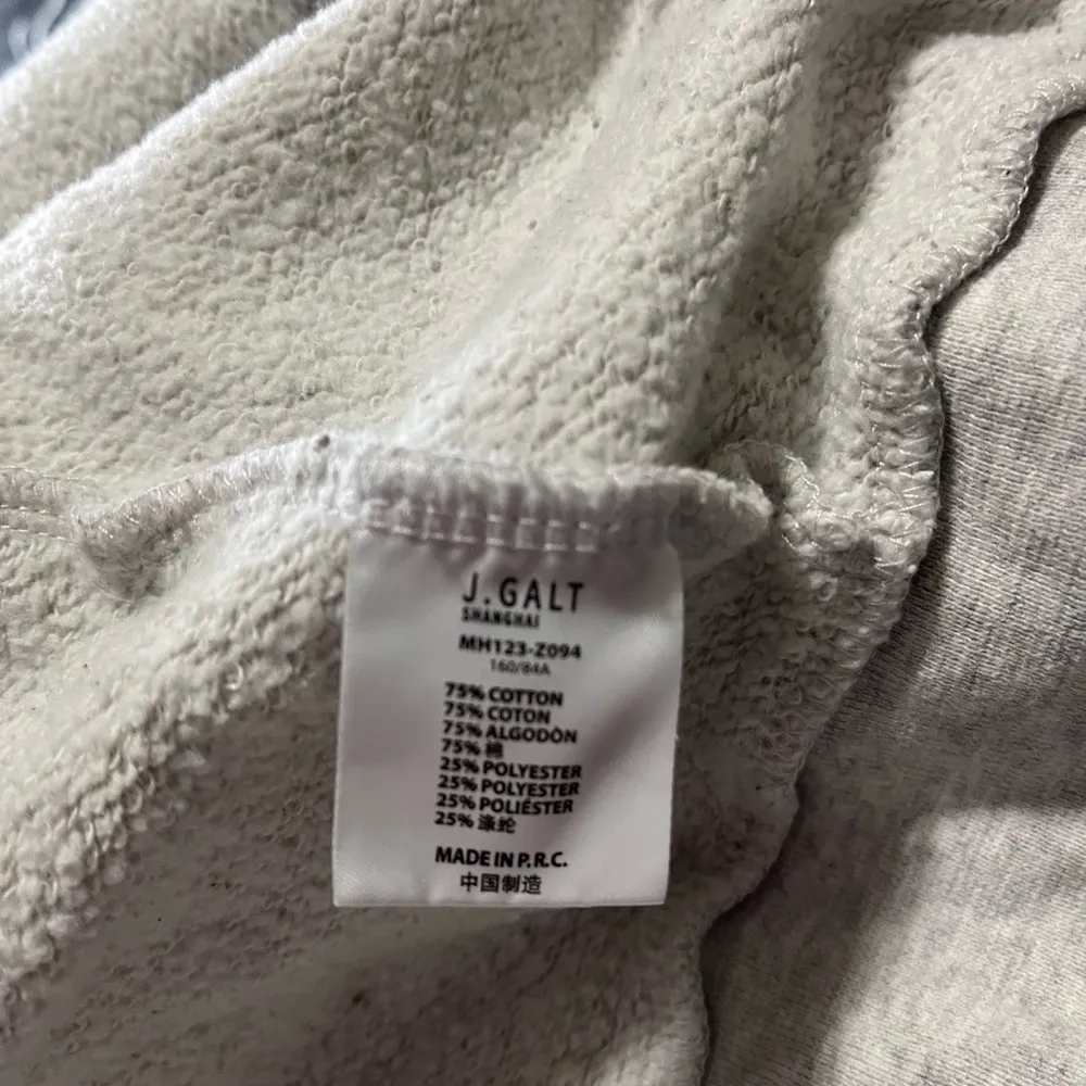 BRANDY MELVILLE JOHN GALT Full Zip Crop Hoodie Sweatshirt Women’s One Size EUC - Image 5