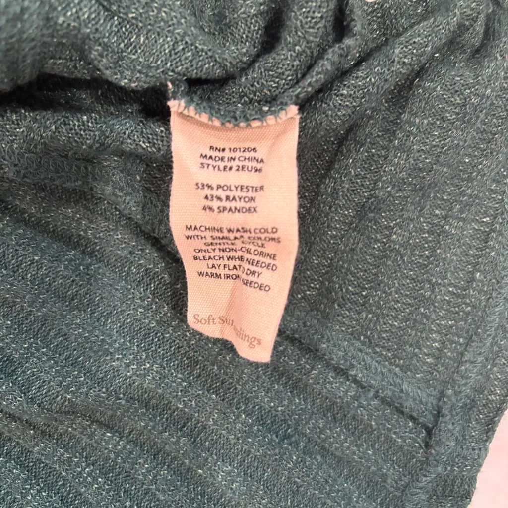 Soft Surroundings Emerald‎ Green Sweater size XS - Image 8