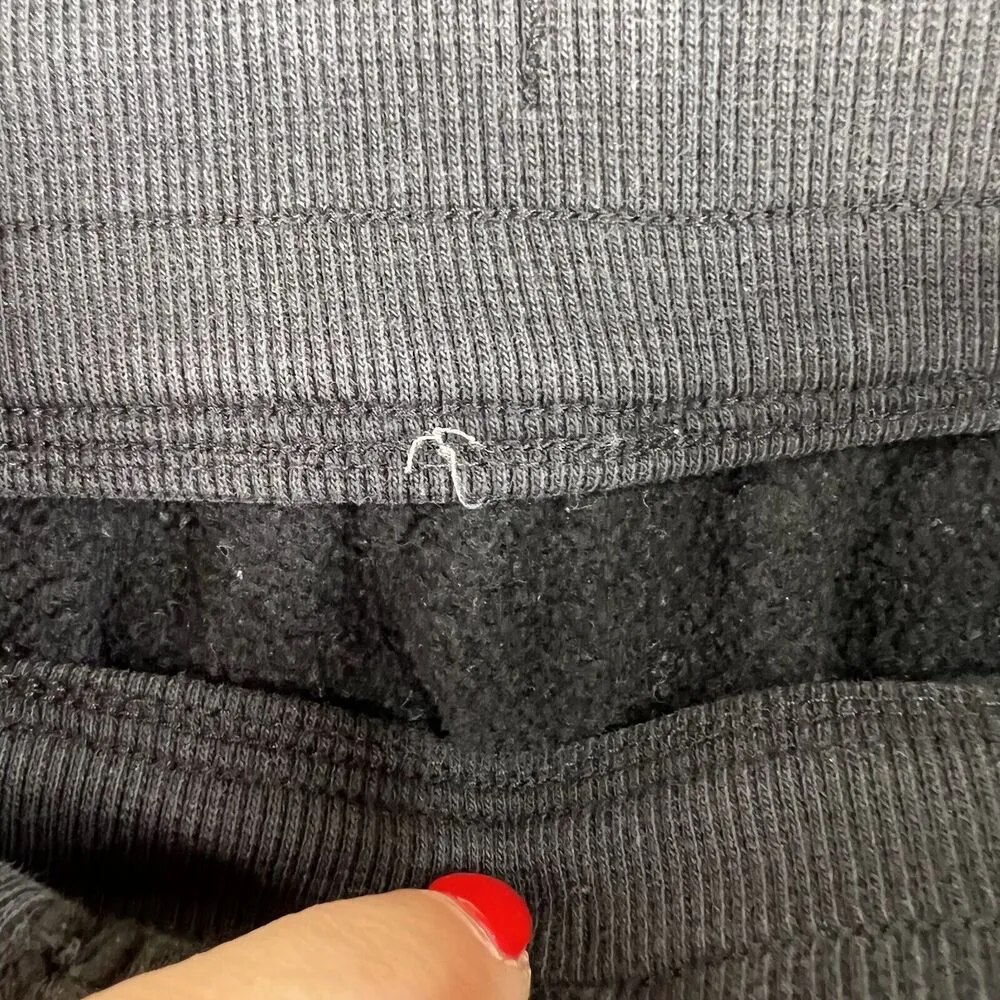 Lululemon Athletica 6 Scuba High Rise Jogger Fleece 28" Black Light Terry Cotton - Image 7