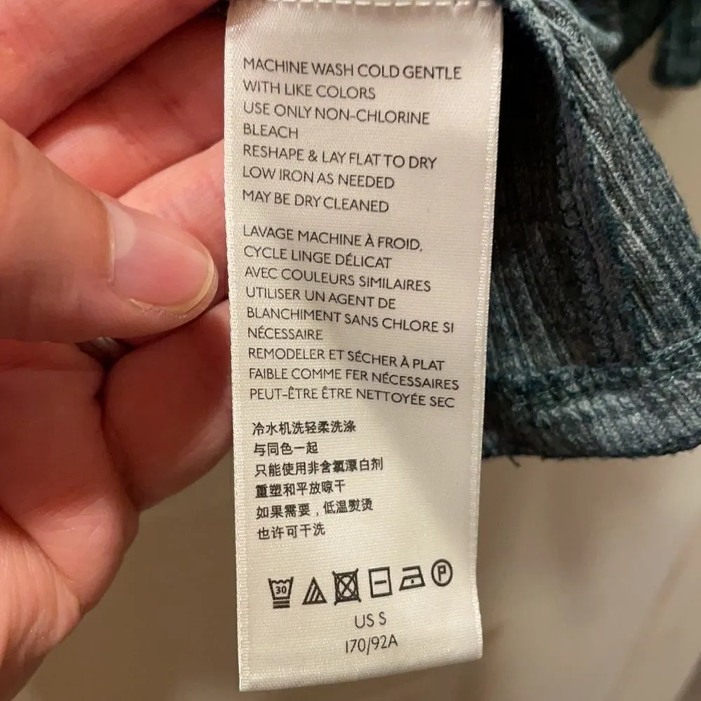 Free People Citrine waffle thermal cotton Top - Image 6