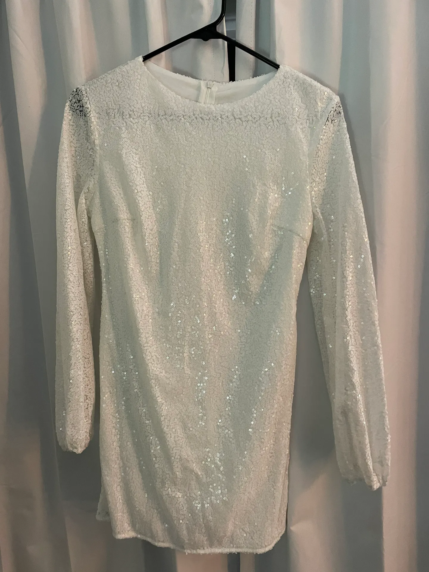 Allyzone White Sequin Formal Dress - Image 2