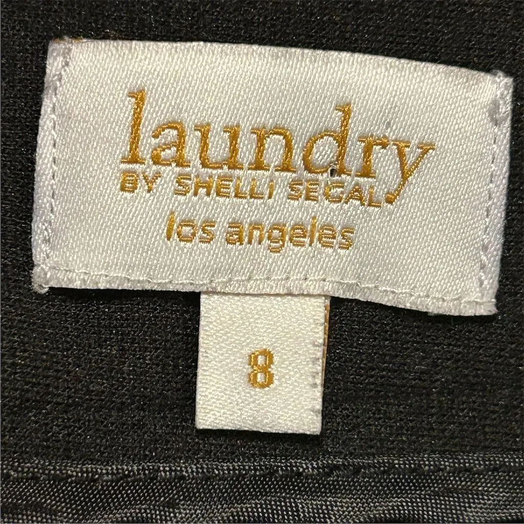 Laundry By Shelli Segal Women's Black Pencil Skirt Size 8 Short Casual - Image 6
