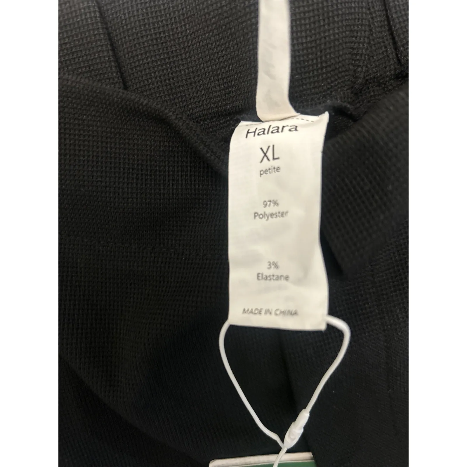 NWT Halara wide leg pants pockets belt loop ribbed size XLarge - Image 6