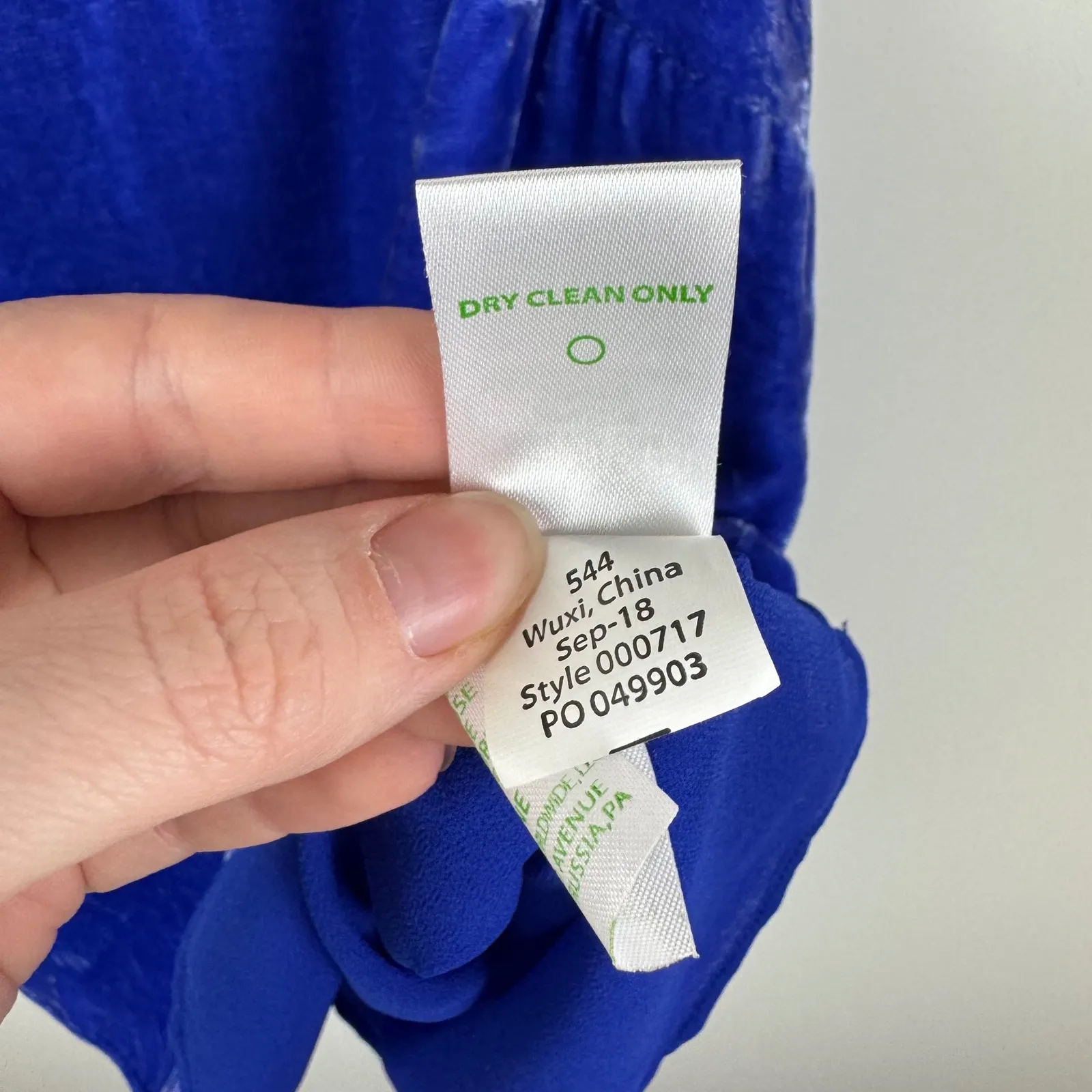 Lilly Pulitzer Dusk Velvet Tank Top in Beckon Blue Size XS Silk Blend Party Soft - Image 7