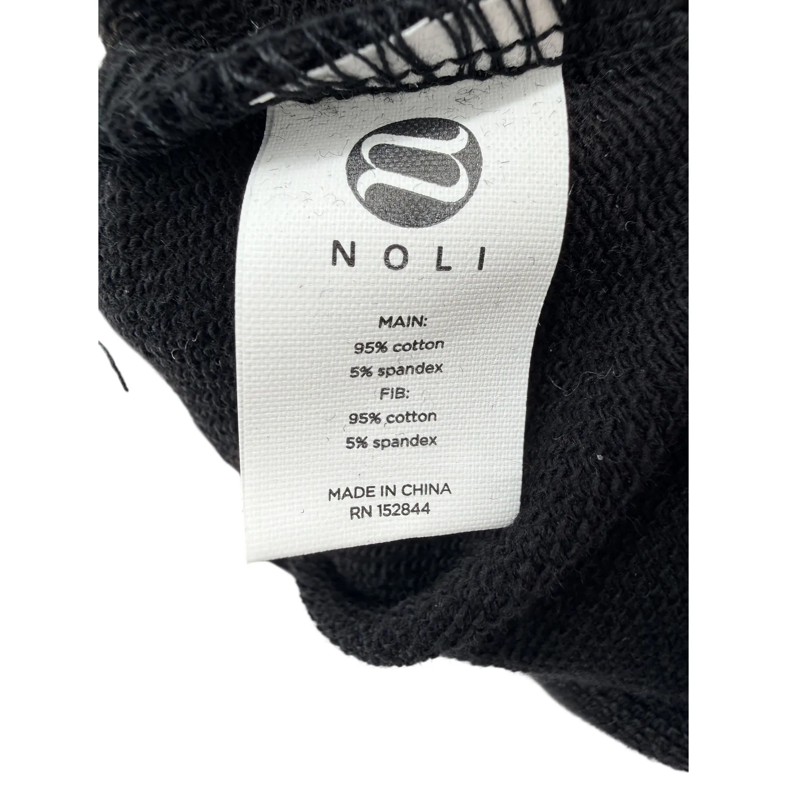 Noli Tie Dye Cropped Sweatshirt Black Pink Gray Crew Neck Cotton XS Pullover - Image 5