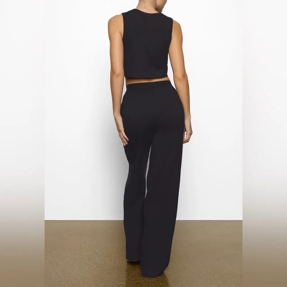 SKIMS Boyfriend Loose Pant Black Medium NWT - Image 3