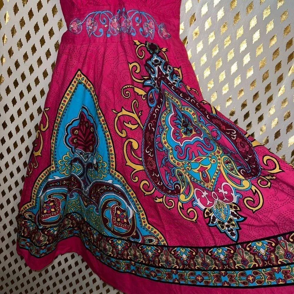 Hawaiian vacation dress California breeze size M - Image 6