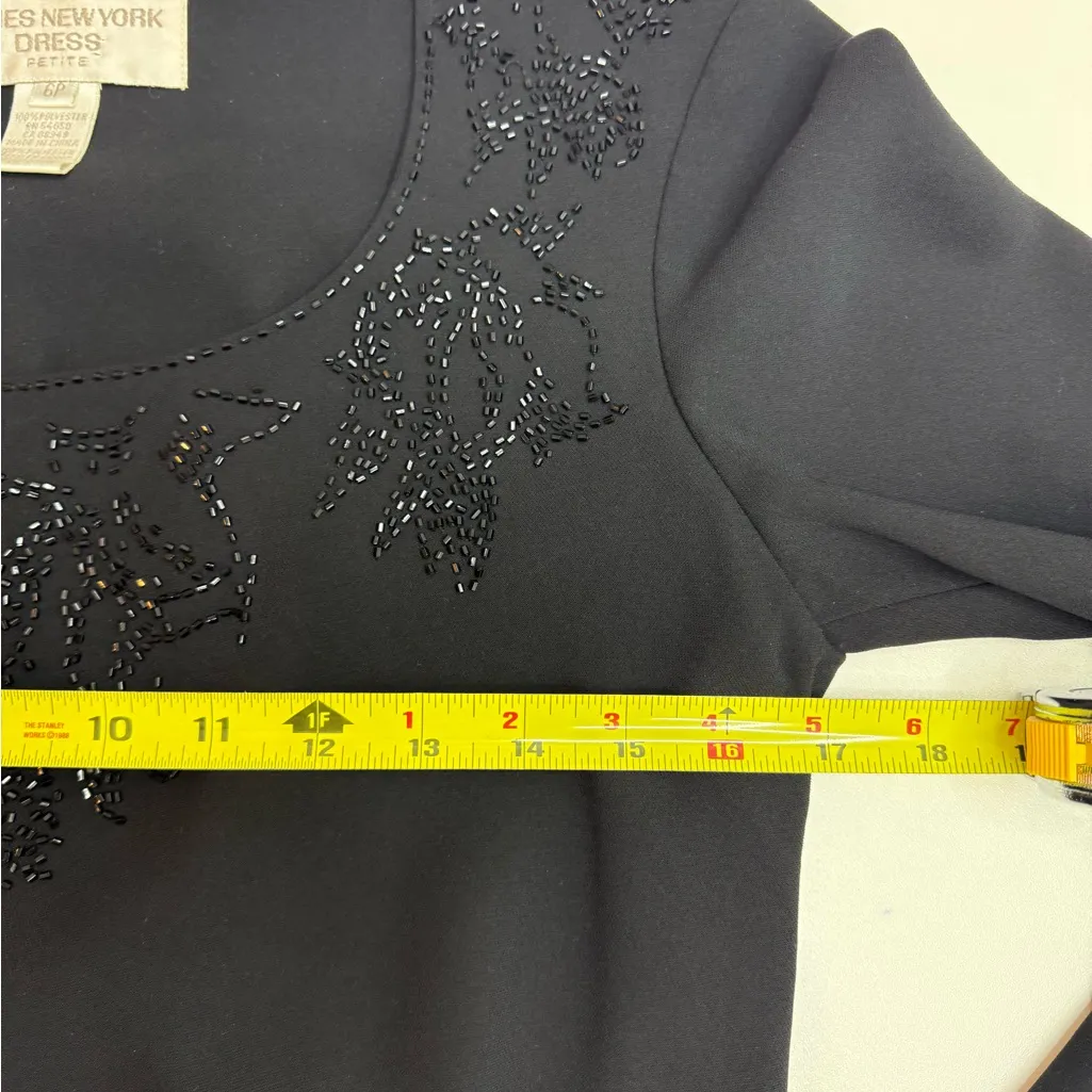 Jones New York Black Party Dress size 6P - Image 7