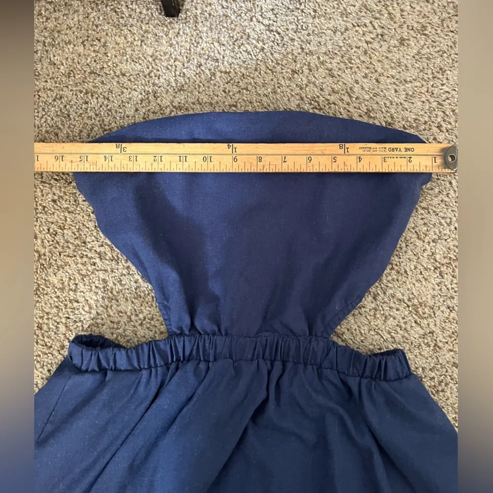 Petal & pup linen strapless dress - Image 5