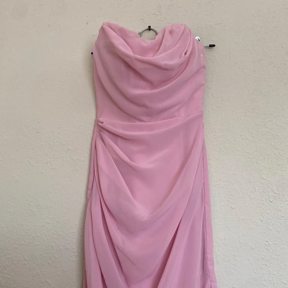 House of CB Adrienne Pink Quartz Strapless Gown  Size S A-C cup NWOT - Image 10