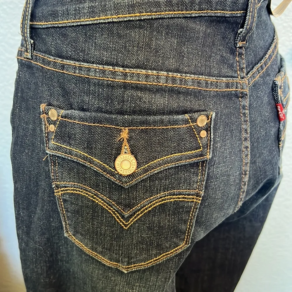 Levi’s Women 505 Denim Straight Leg Jeans Flap Pockets Size 29 - Image 7