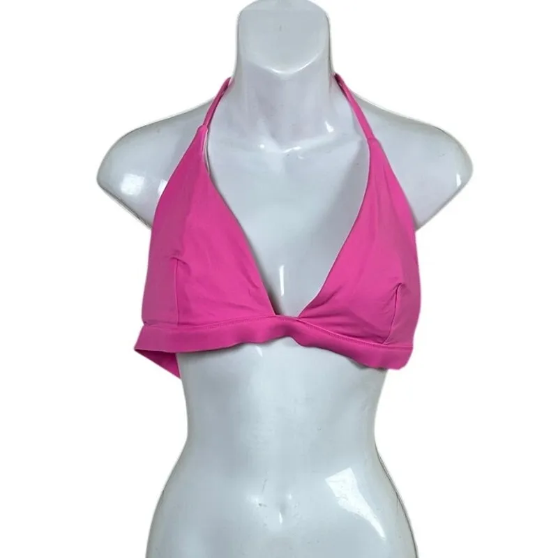 Victoria's Secret Post It Pink Essential Halter Bikini Top size XXL - Image 3