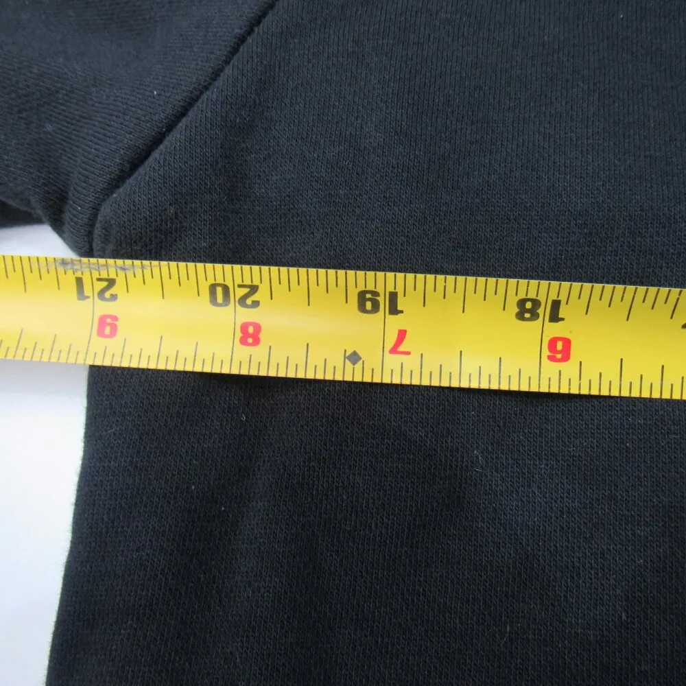 CONVERSE Cons Logo Sweatshirt Black Multi Color Skull Mushroom Colorful Small - Image 9