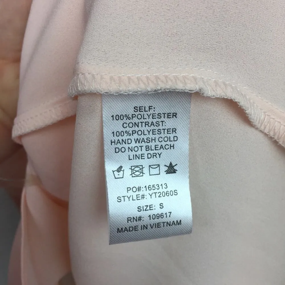 BNWT! Shinestar Light Pink Tank Size S - Image 4