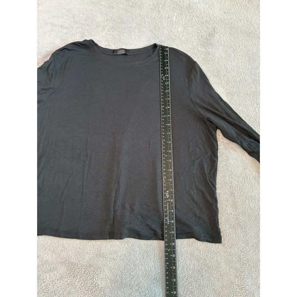 Nuuds Long Sleeve Top Black Size M - Image 5