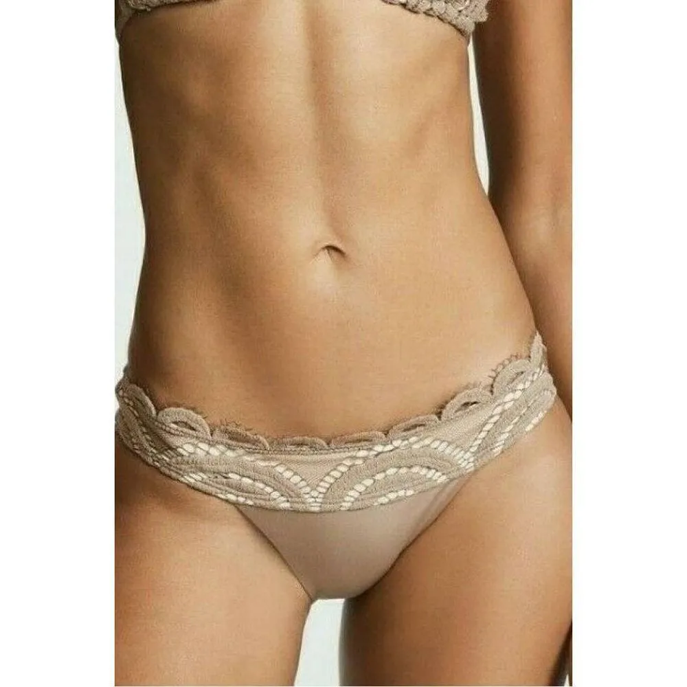 New. Pilyq lace banded bikini bottom. Small - Image 6