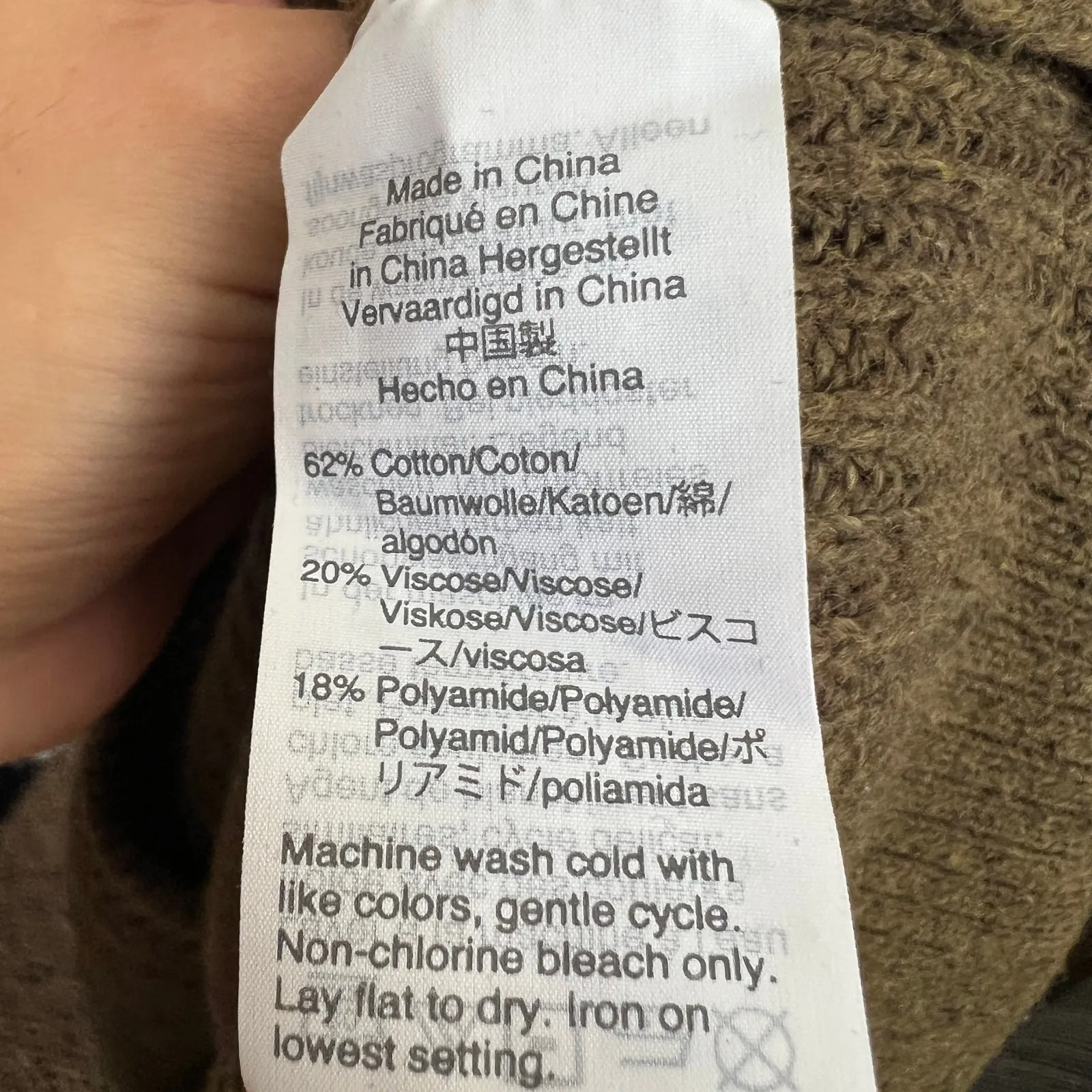 Madewell Green Sweater Fairy Grunge Earthy Cabincore Goblincore XS - Image 4